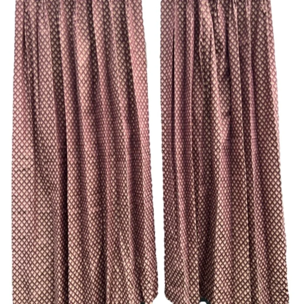 Set of 2 Custom Made Modern Curtain Drapes‎ High Double Ceiling Lined Designer